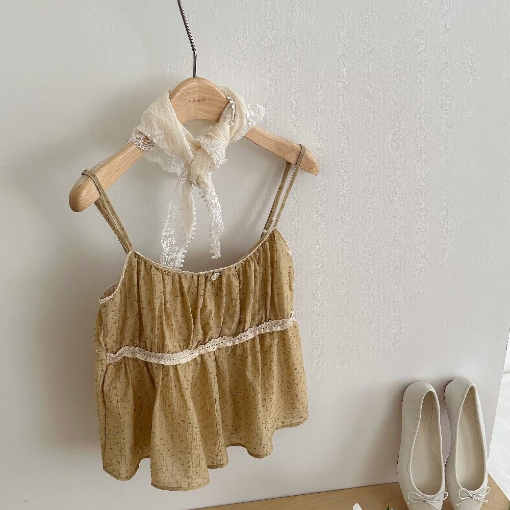 Women's Summer Floral Short Vest Top