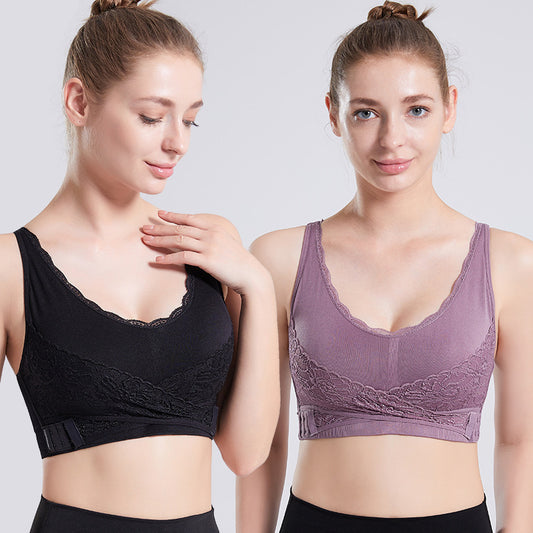 Cross Side Buckle Lace Sports Underwear Adjustment Without Steel Ring - BabynBeauty