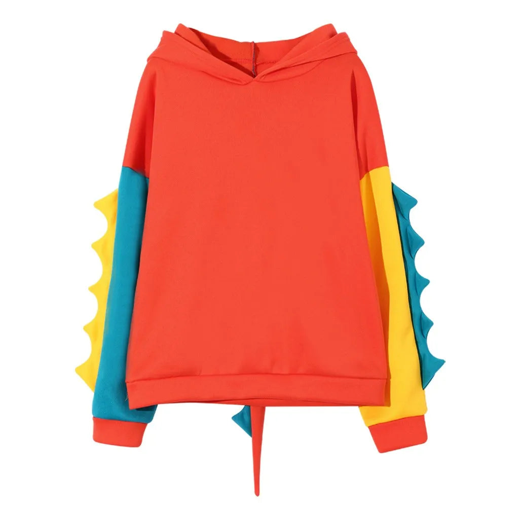 Women's Sweatshirts Hoodies Autumn Winter Sweet Cute Dinosaur Velvet Cashmere Hooded Hoodies Female Pullovers Jumper Moletom New