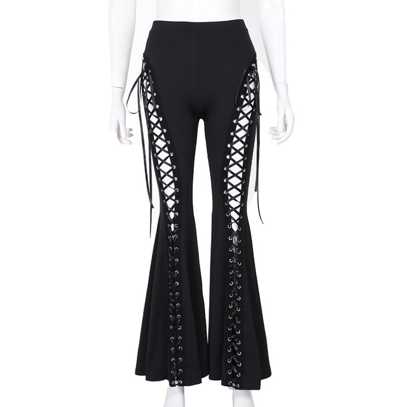 Women's Trendy Corns Strap Bell-bottom Pants