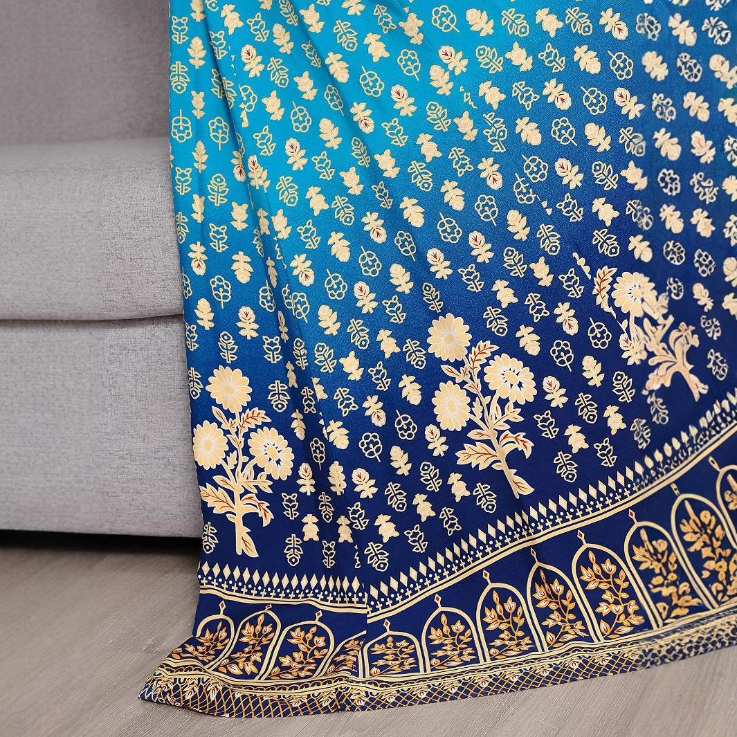Bohemian Style Dress Ethnic Style Embroidered Large Swing Skirt