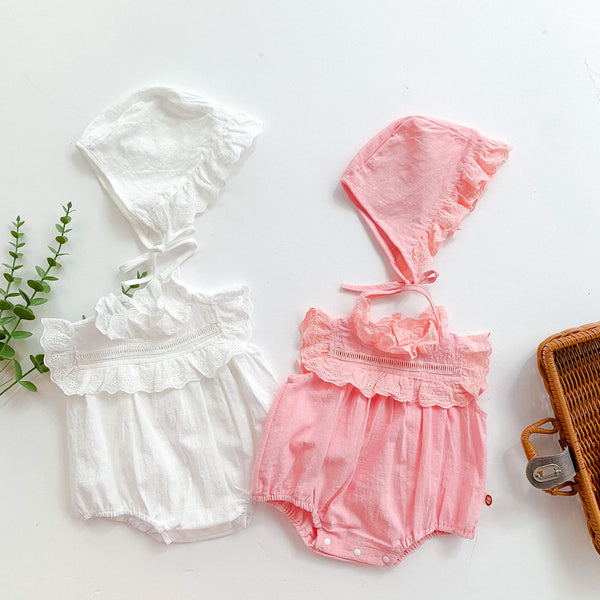 Korean Lace Onesie Jumpsuit Baby Romper - BabynBeauty