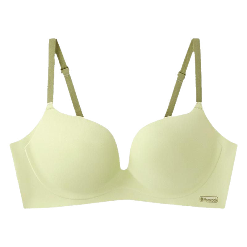 Breasts Lady's Push Up Large Wireless Anti-sagging Traceless Ventilation Bra - BabynBeauty