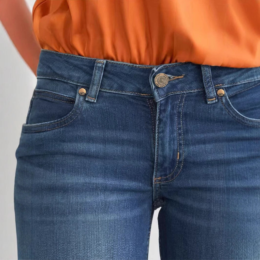 Niche American Design Slimming Skinny Jeans