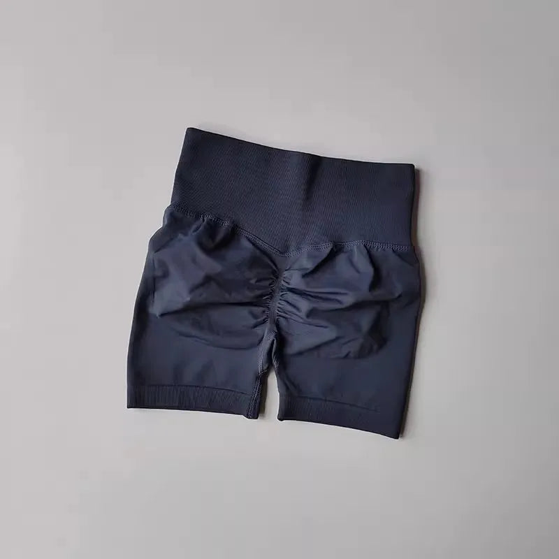 Women's High-Waist Breathable Yoga Shorts for Summer Running Short Tights Leggings Cycling Workout Gym Shorts Sports Shorts