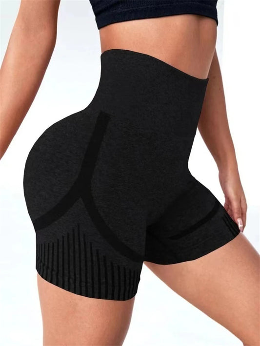 Women's High Waist Yoga Shorts – Butt Lift Workout Gym Shorts for Running, Fitness, Sports, and Training
