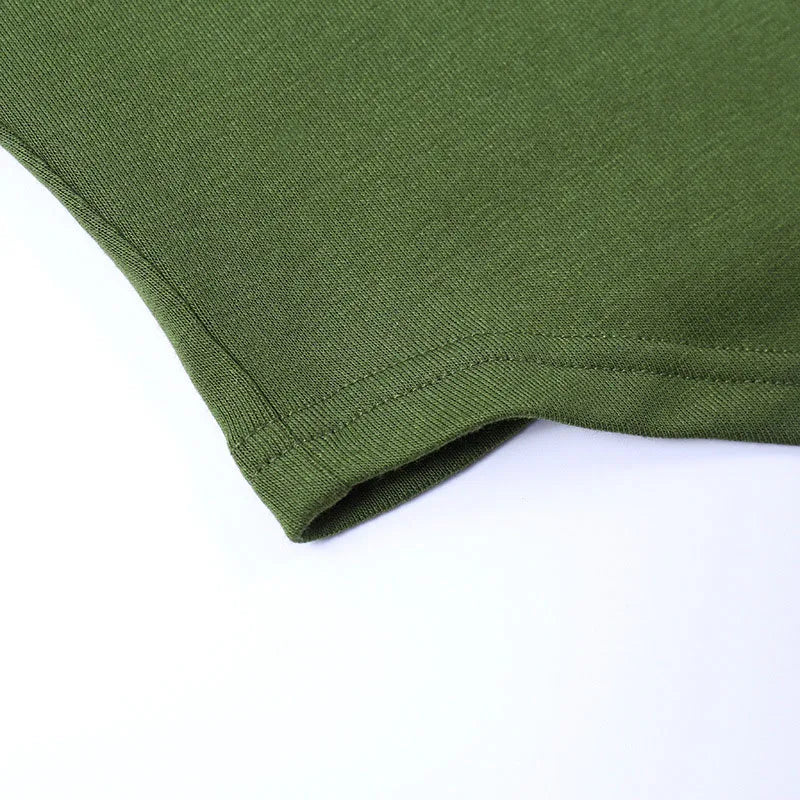 2022 Square Collar Long Sleeve Casual Women T Shirts Green Autumn Skinny Sexy Solid Basic Crop Tops Fashion Streetwear