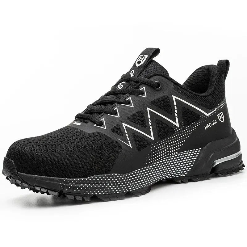 Safety Shoes Men Women Anti-Smashing Steel Toe Cap Indestructible Light Breathable Sneaker Work Shoes Safety Boots