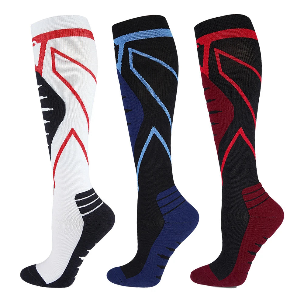1 Pair Sports Calf Compression Sleeves Running Leg Compression Sleeve 20-30mmHg Compression Socks for Shin Splint for Men Women