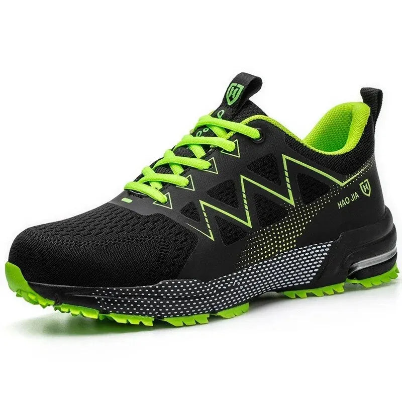 Safety Shoes Men Women Anti-Smashing Steel Toe Cap Indestructible Light Breathable Sneaker Work Shoes Safety Boots
