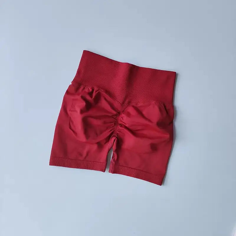 Women's High-Waist Breathable Yoga Shorts for Summer Running Short Tights Leggings Cycling Workout Gym Shorts Sports Shorts