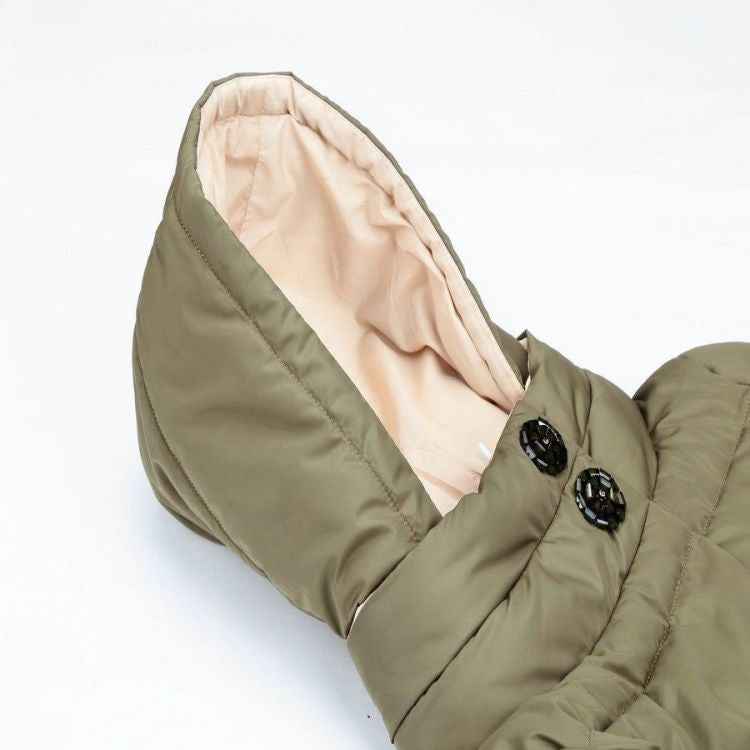 Winter Jacket Women Hooded Cotton Parka Long Coat Plus Size