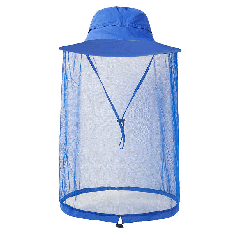 Outdoor Sun Protection Hat Large Brim Sun Protection Mesh
