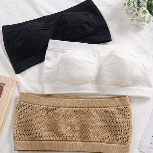 Tube Top Strapless Underwear Women's Breathable Strapless Bra And Undershirt - BabynBeauty