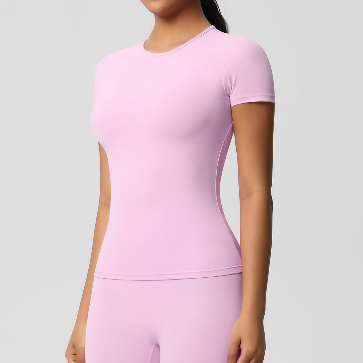 Silky Quick-Dry Yoga Tee - Gym Run Outdoor Top - BabynBeauty