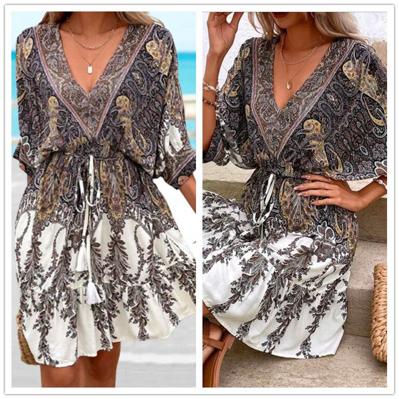Women's Holiday Ethnic Style Dress