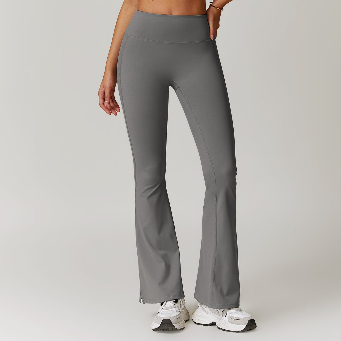 Skinny Peach Hip Raise Yoga Pants Running Sports Bell-bottom Pants