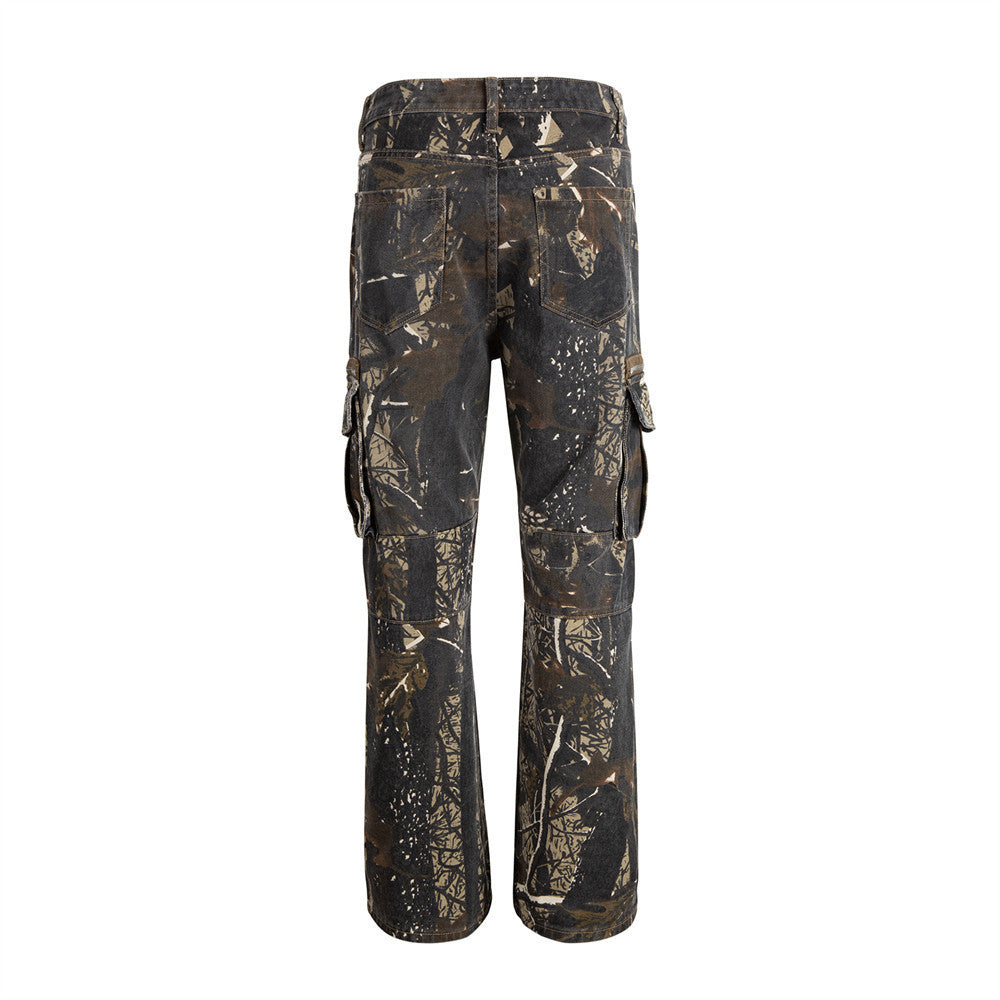 Jungle Camouflage Workwear Trousers Men - BabynBeauty