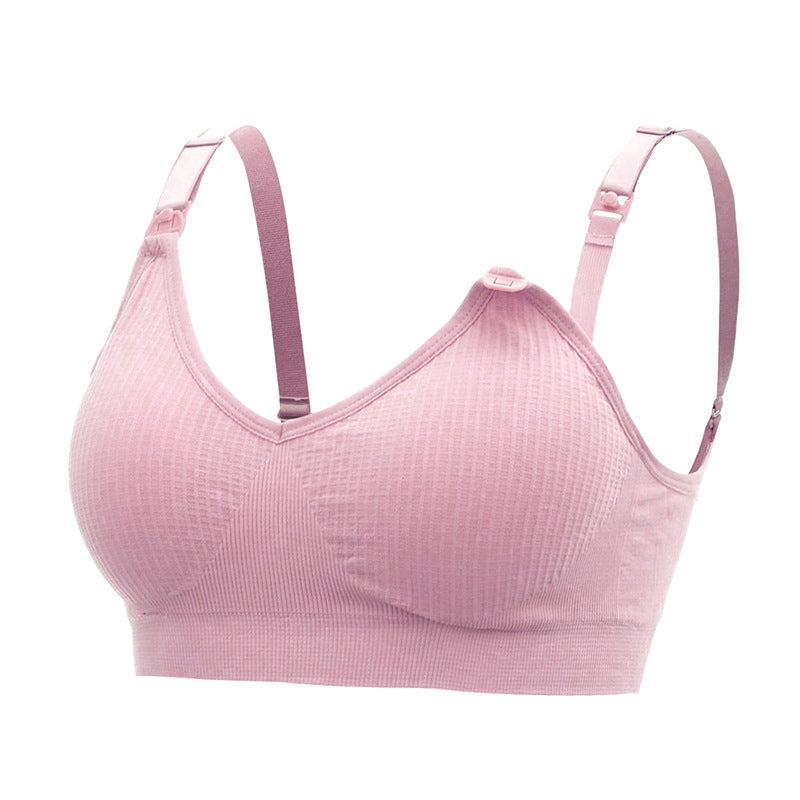 European And American New Push Up Buckle Wireless Nursing Underwear - BabynBeauty