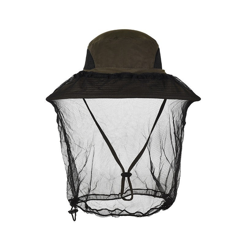 Outdoor Sun Protection Hat Large Brim Sun Protection Mesh