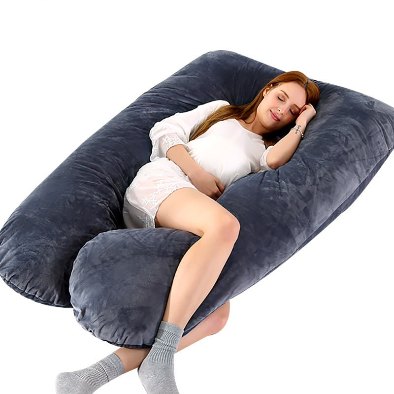U-shaped Pillow For Pregnant Women Multifunctional Side Pillow, Detachable And Washable Nursing Pillow