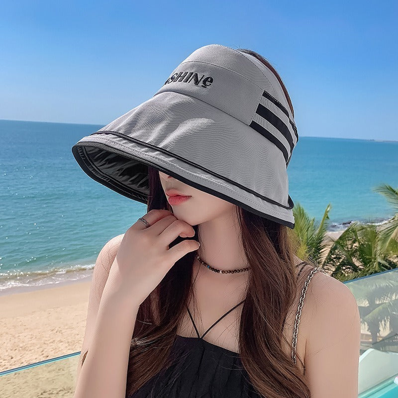 Fashion Vinyl Sun Protection Korean Sun Protection Sun Hat