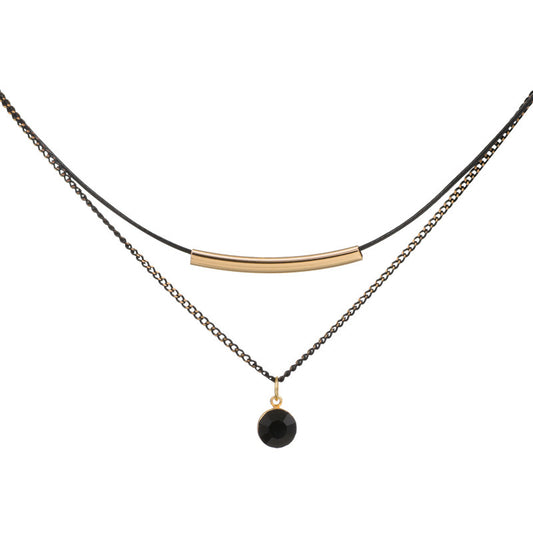 Clavicle Chain Black Dark European And American Style Female