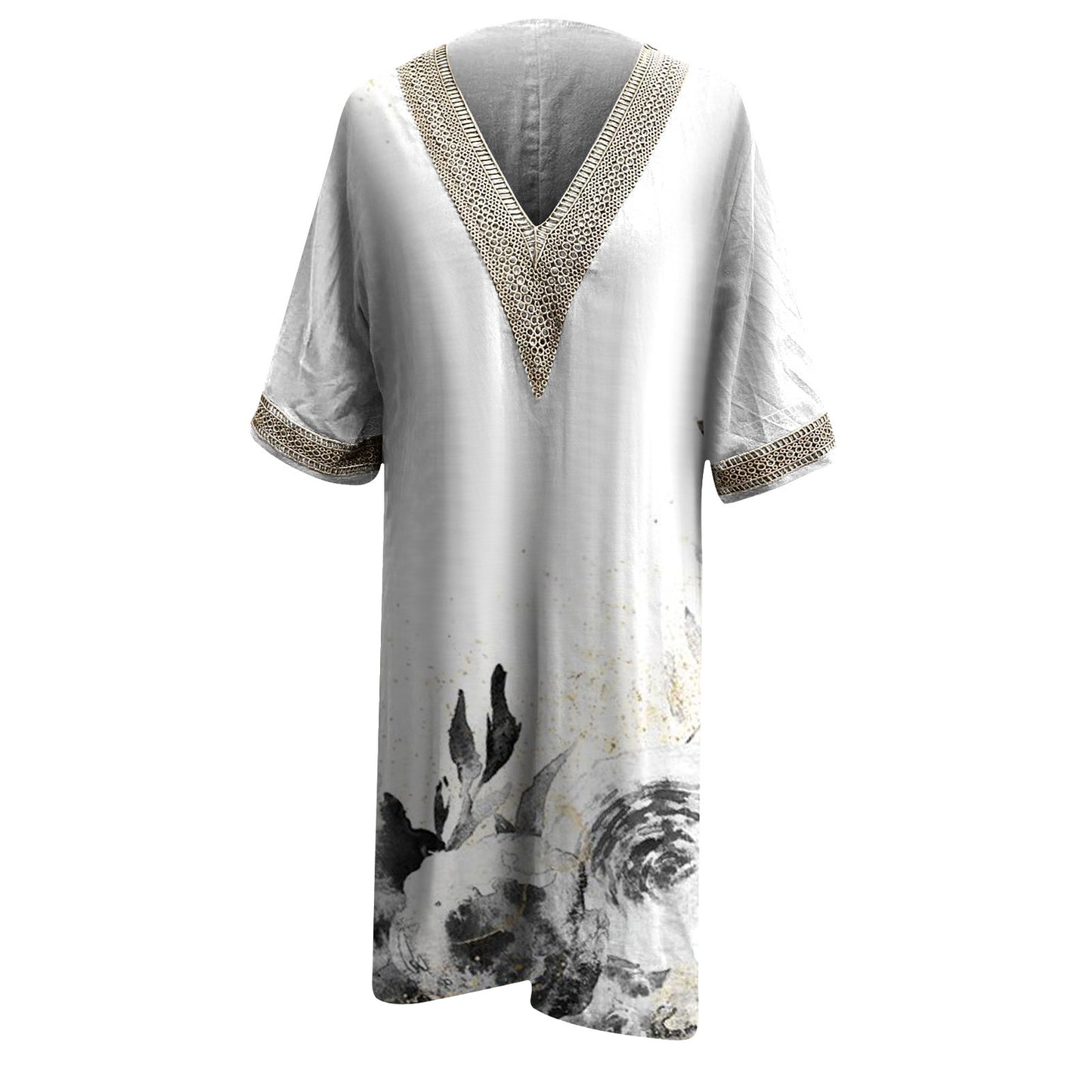 Women's Half Sleeve Dress Spring And Summer New Casual