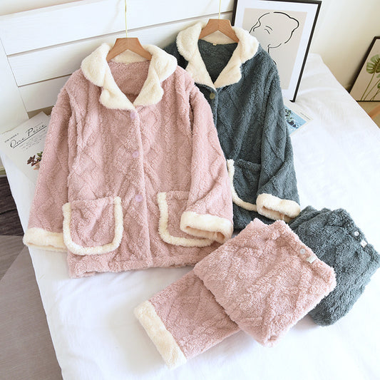 Flannel Maternity Nursing Clothes