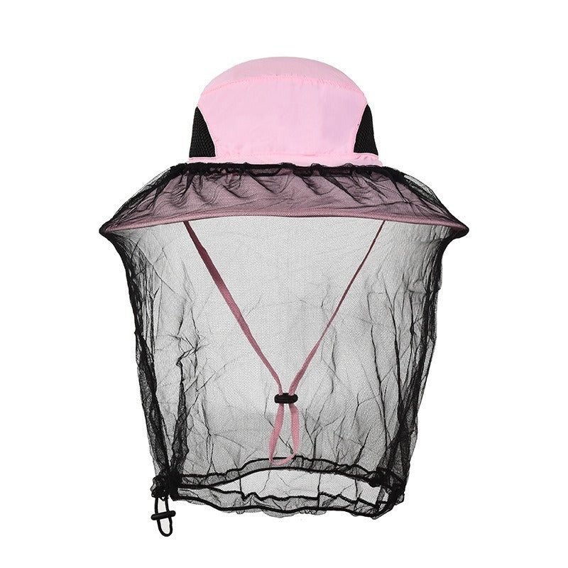 Outdoor Sun Protection Hat Large Brim Sun Protection Mesh