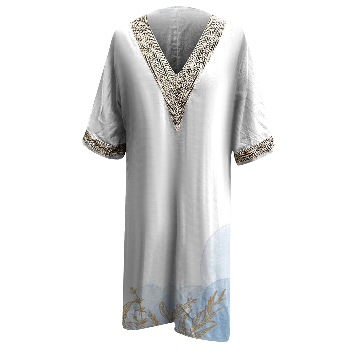 Women's Half Sleeve Dress Spring And Summer New Casual