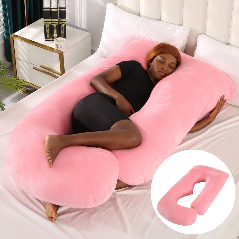 Maternity Pillow Waist Support Side Sleeping Slope Pillow J-type