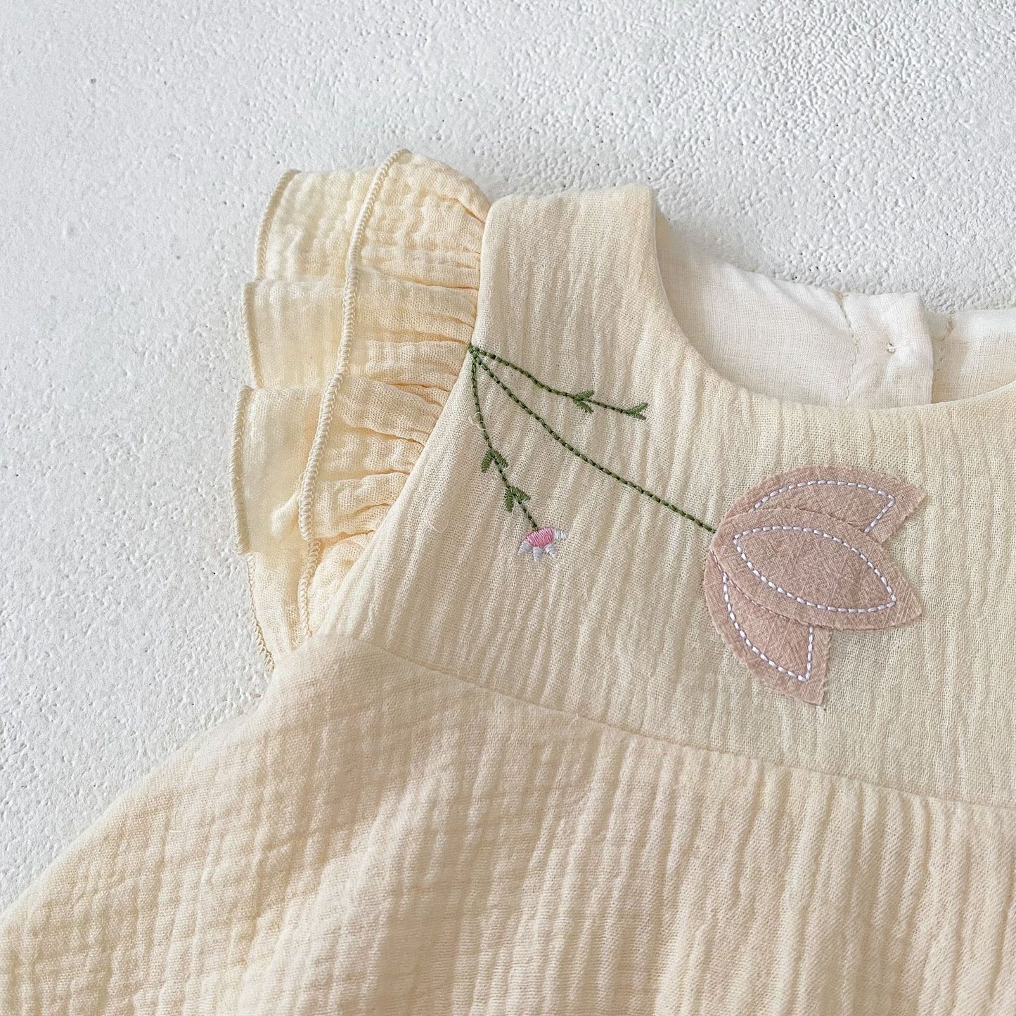 Kids Summer Clothing Triangle Princess Dress Women's Overall Embroidered Korean Princess Dress Romper