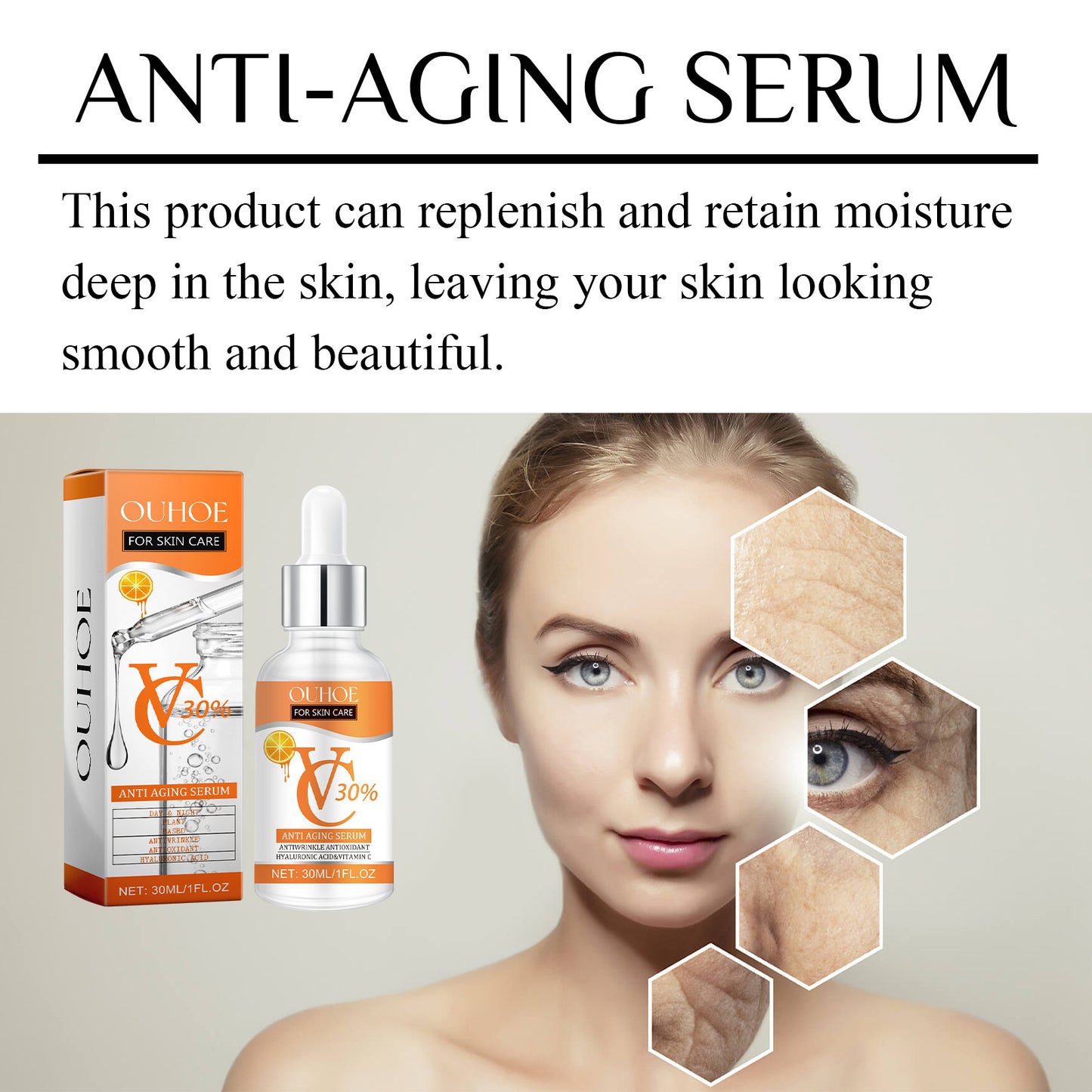 Vitamin C Anti-wrinkle Moisturizing Toner Fading Wrinkle