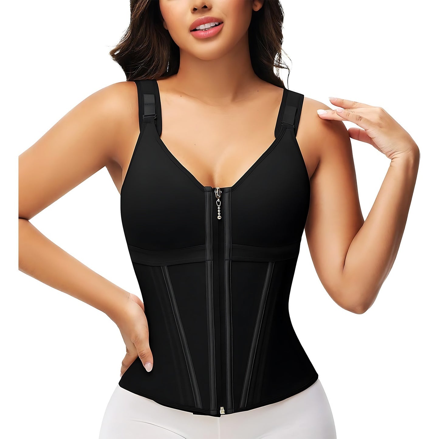 Women's Belly Tuck Shapewear Three-breasted Vest Top - BabynBeauty