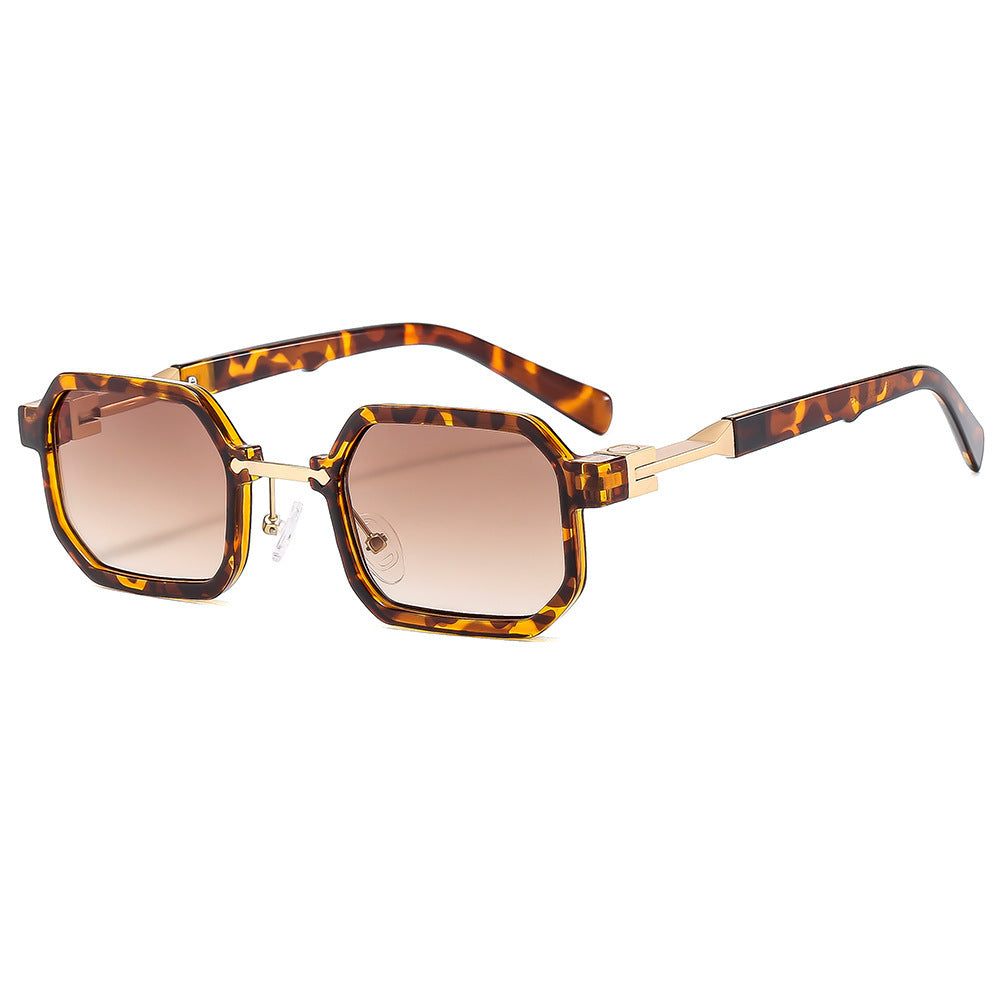 New Retro Hip Hop Small Square Box Exquisite Sun Glasses