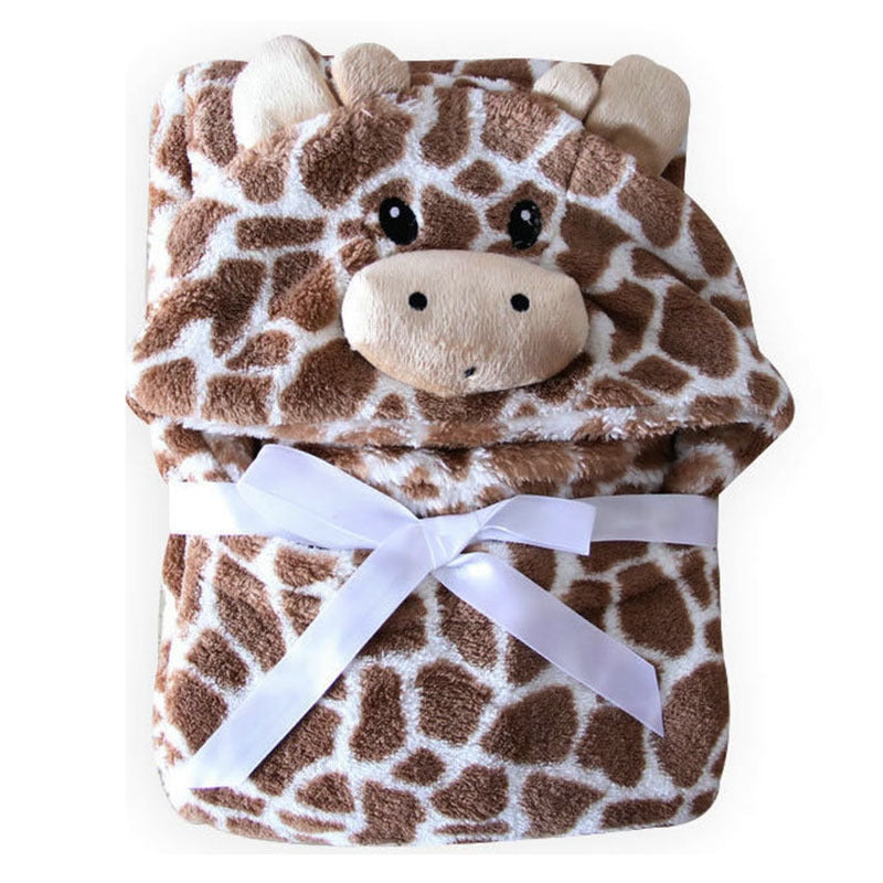 Baby Hooded Bath Towel Children's Blanket Soft And Comfortable
