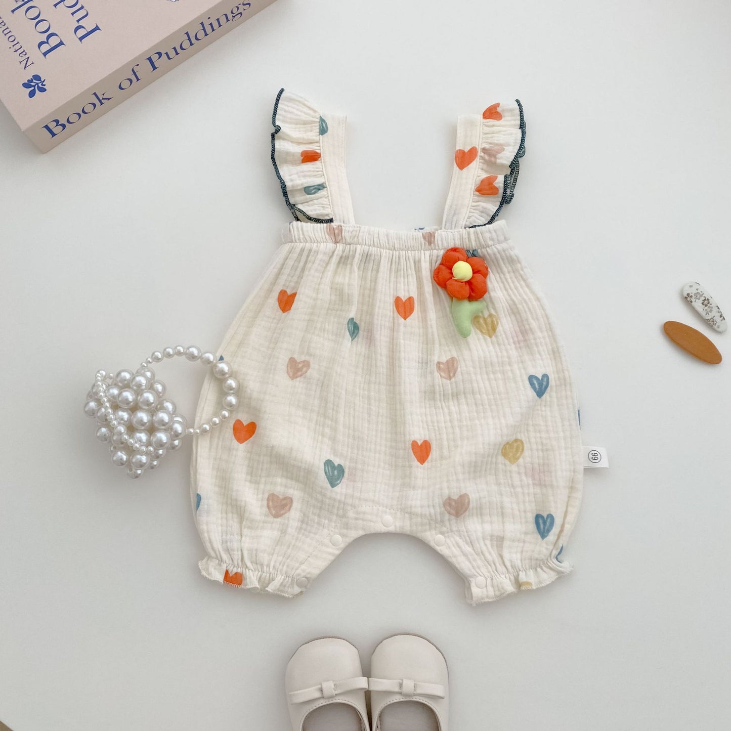 Infant Rompers Summer Baby Girl Sleeveless Romper Girl Ins Floral Romper Fashion Comfortable Cute