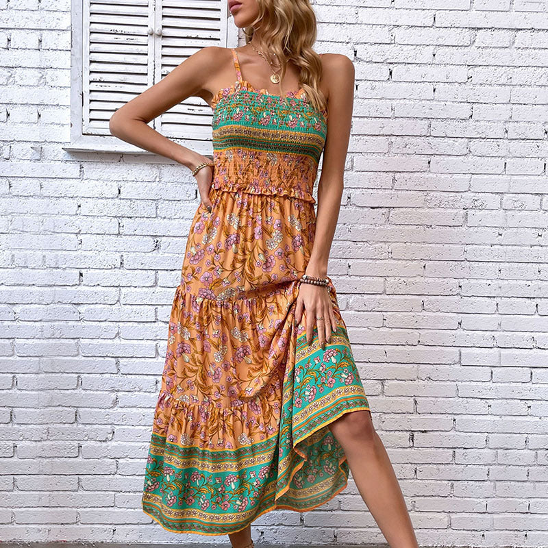 Women's Fashion Personalized Ethnic Style Sling Dress