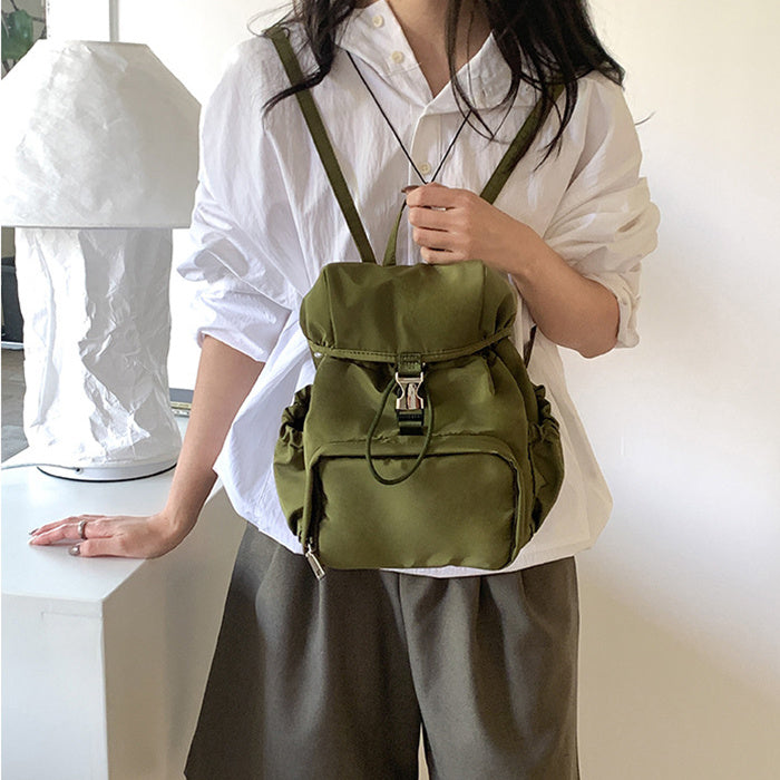 Simple Small Backpack Nylon Fashion Casual Schoolbag