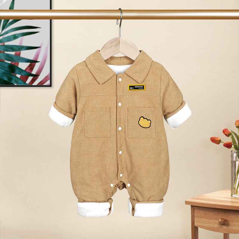 Infant Autumn Clothes Clothes Spring Double Layer