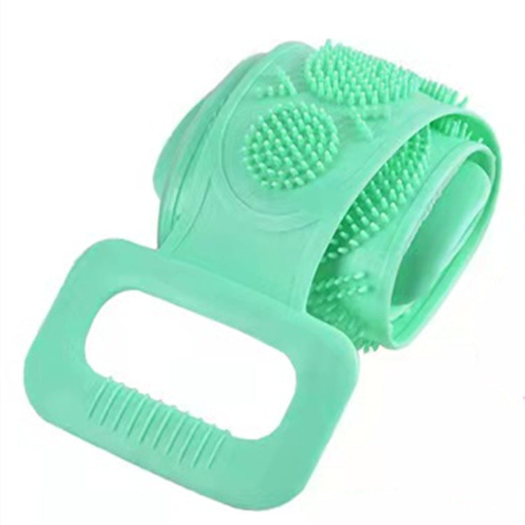 Long silicone bath towel bath rub back massage