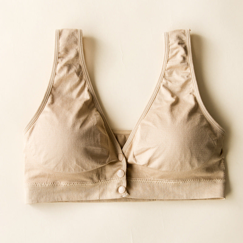 Nursing Bra Front Closure Breastfeeding Push Up Maternity Underwear - BabynBeauty