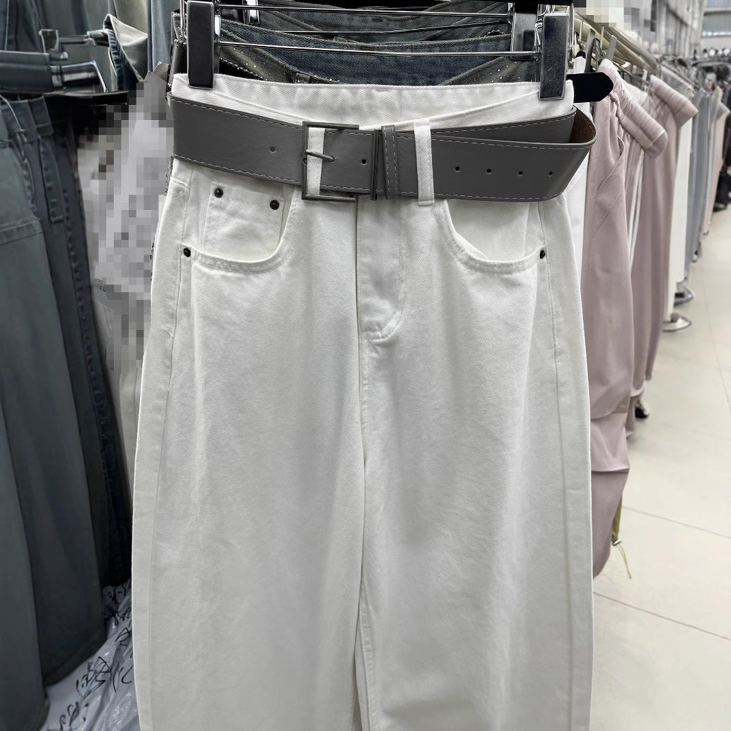 High Waist Wide Leg Jeans Slimming And Straight
