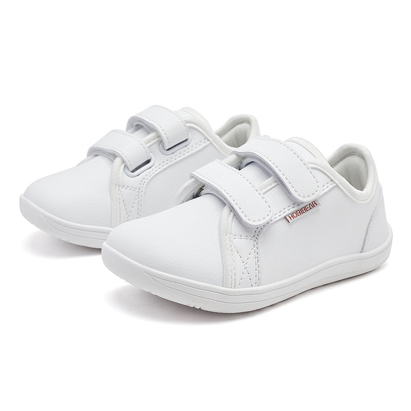 Children's Leather Boys Wide Head Loose Business Casual Shoes