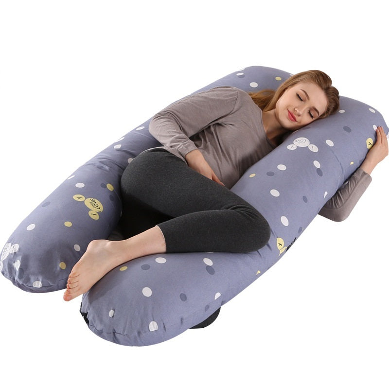 U-shaped Pillow For Pregnant Women Multifunctional Side Pillow, Detachable And Washable Nursing Pillow