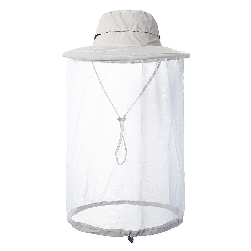 Outdoor Sun Protection Hat Large Brim Sun Protection Mesh