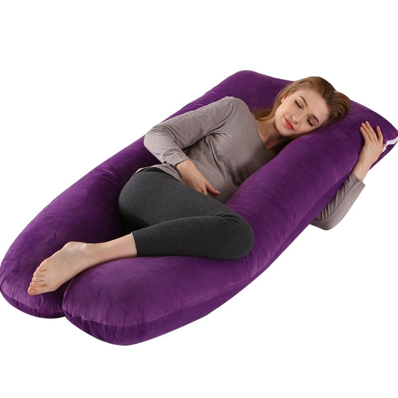 U-shaped Pillow For Pregnant Women Multifunctional Side Pillow, Detachable And Washable Nursing Pillow