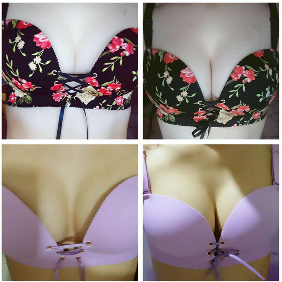 One-piece Seamless Pull Force Girls Push Up Wireless Bra - BabynBeauty