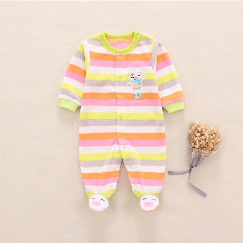 Baby Jumpsuit Baby Rompers Long Sleeve Polar Fleece